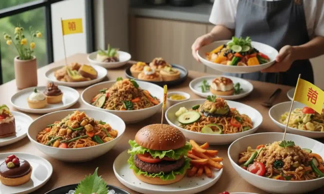 plant based menu je festival
